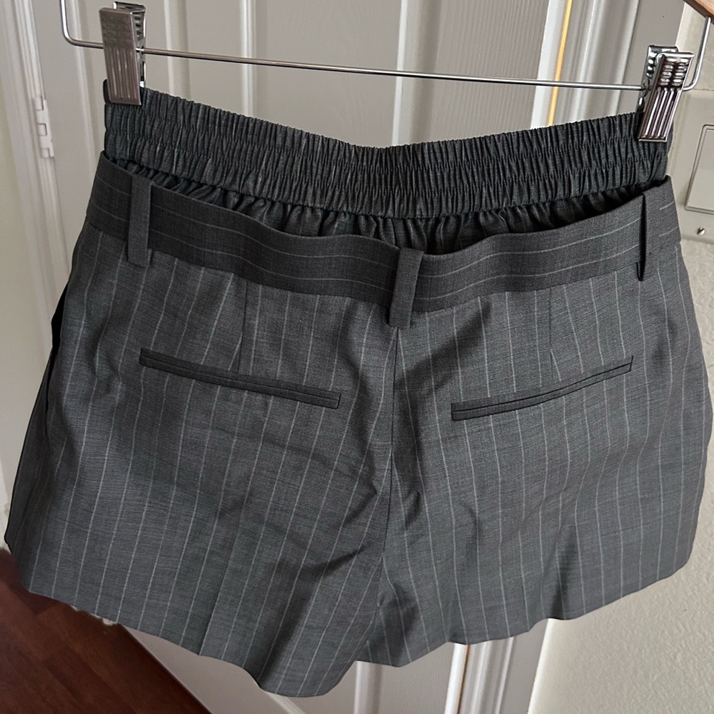 NWOT Alexander Wang PreStyled Bilayer Wool Pleated Shorts w/ Exposed Boxer 2 - Picture 16 of 17